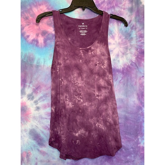 American Eagle Outfitters Tops - American Eagle Outfitters |  Favorite Tank Plum Colored Tie Dye | Size: Small